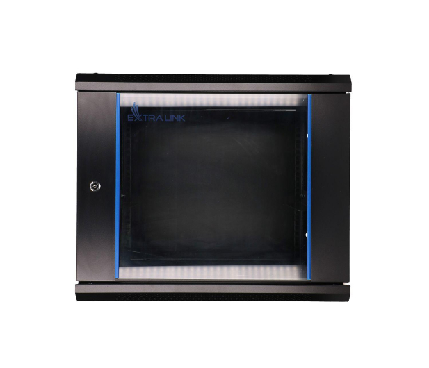 ExtraLink Wisząca 19" 9U 600x600mm (czarna) - 489306 - zdjęcie 5